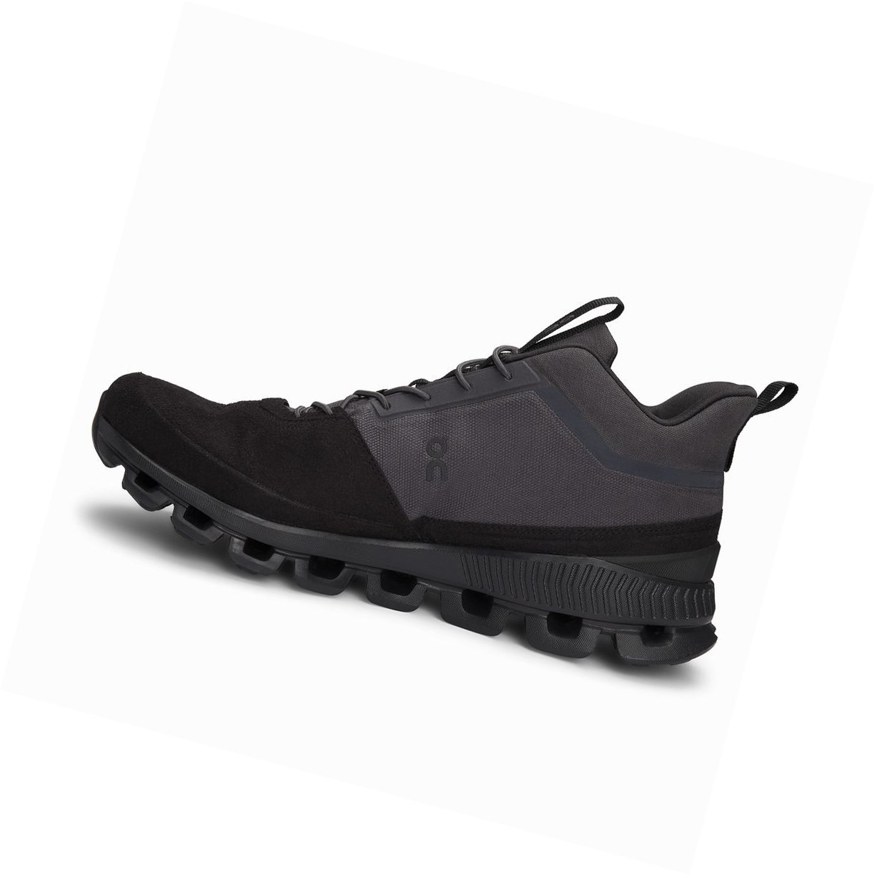 Trampki Męskie On Cloud Hi Czarne | 302985-XNR
