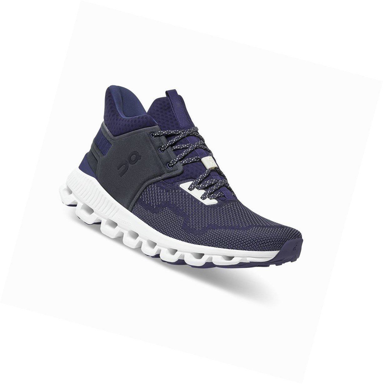 Trampki Męskie On Cloud Hi Edge Niebieskie | 375418-WTF