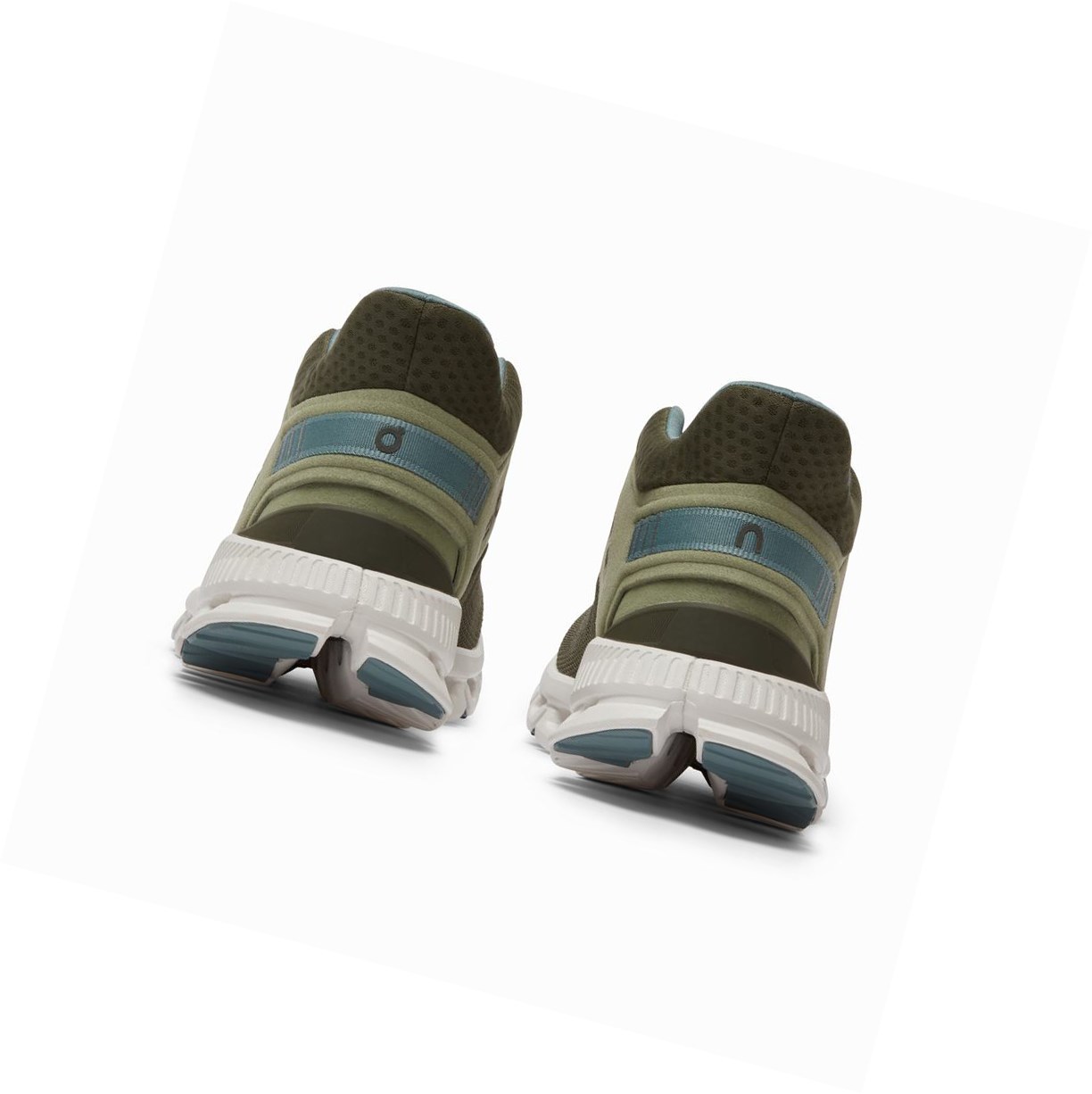 Trampki Męskie On Cloud Hi Edge Oliwkowe | 915204-ZQK
