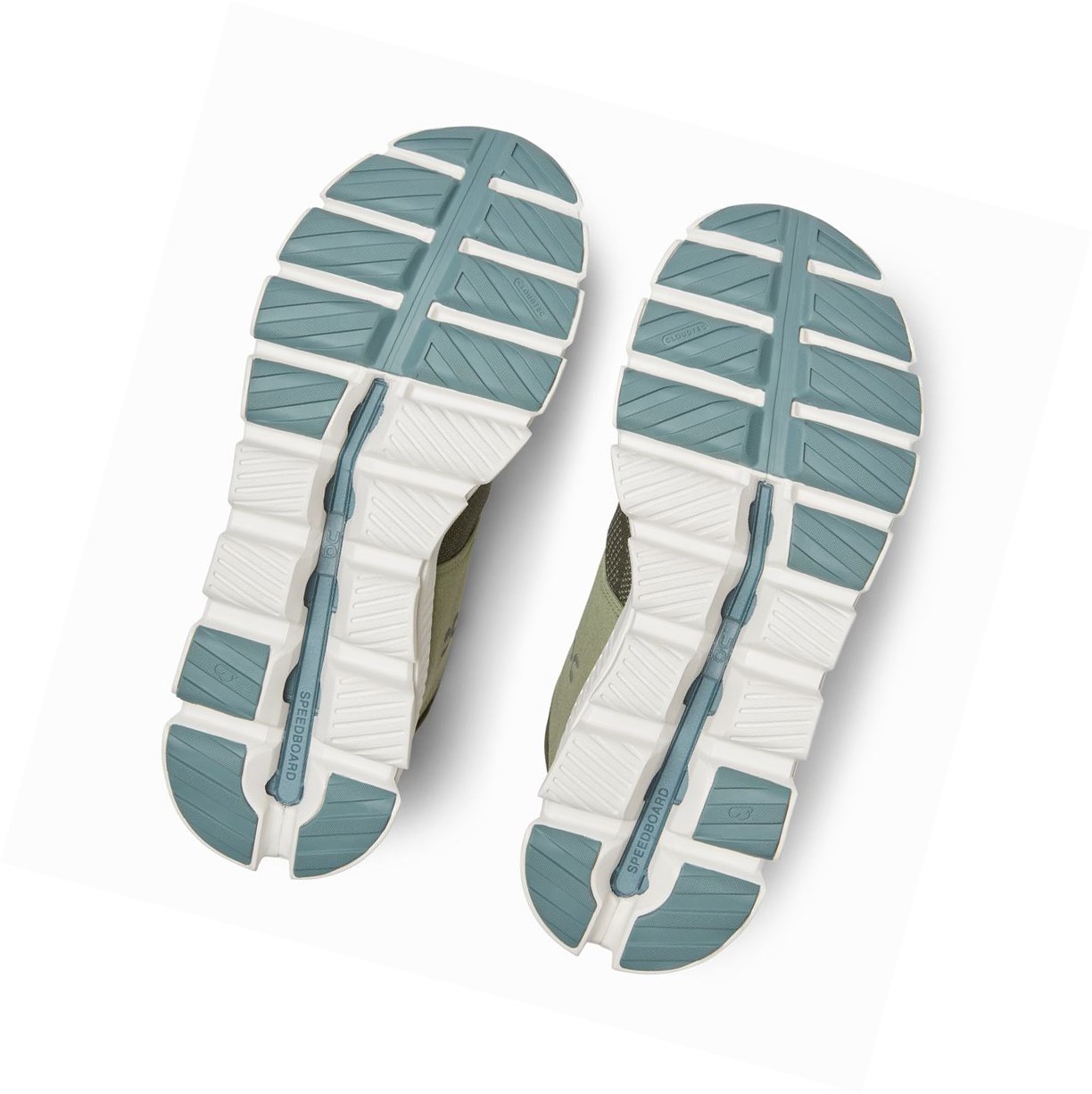 Trampki Męskie On Cloud Hi Edge Oliwkowe | 915204-ZQK