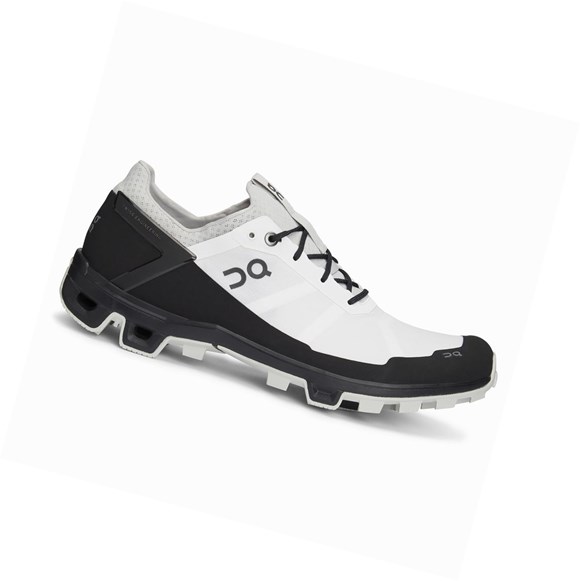 Buty Do Biegania W Terenie Męskie On Cloudventure Peak Białe Czarne | 895263-NMC